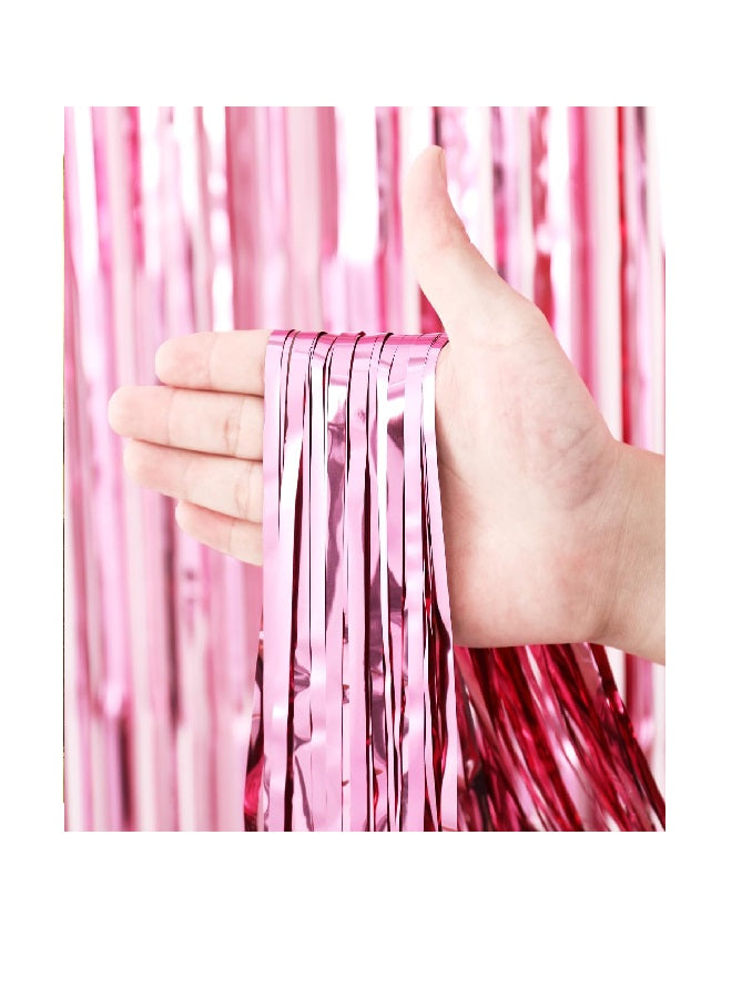Foil Fringe Curtain Backdrop