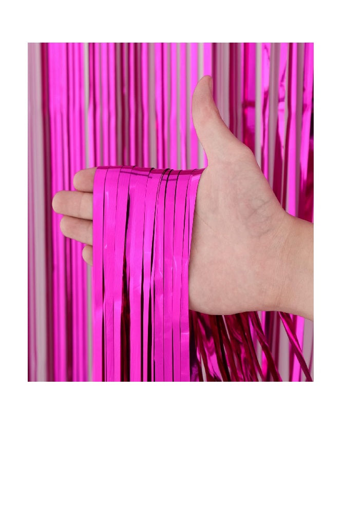 Foil Fringe Curtain Backdrop