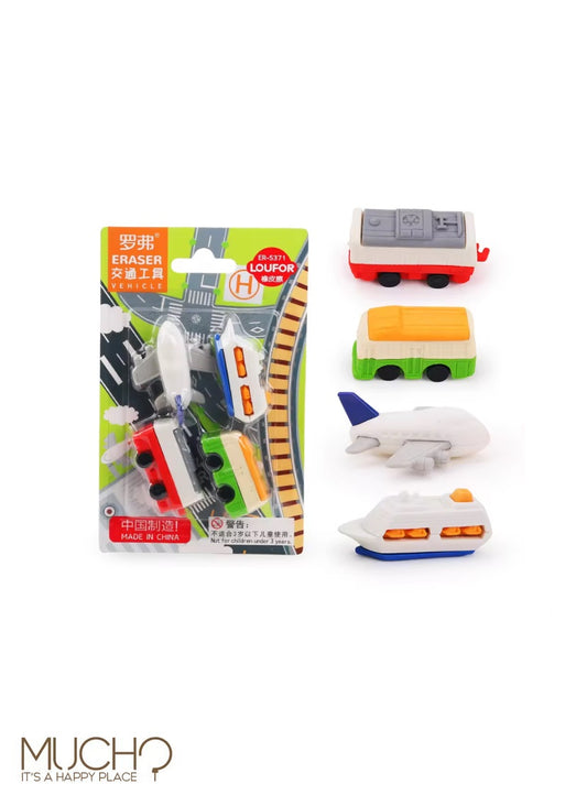 Transportation Erasers