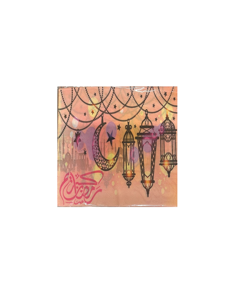 Ramadan Peach Napkins