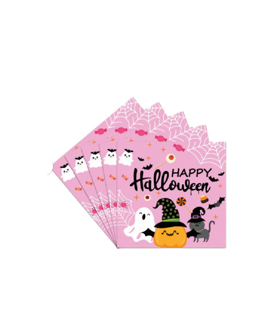 Halloween Pink Napkins