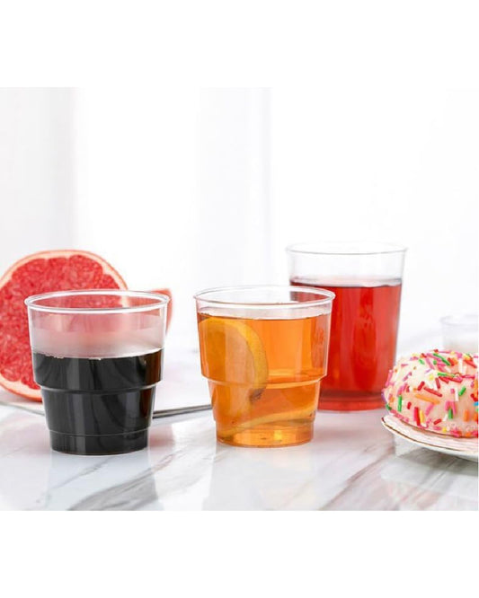 Clear Plastic Cups (Pack of 10)