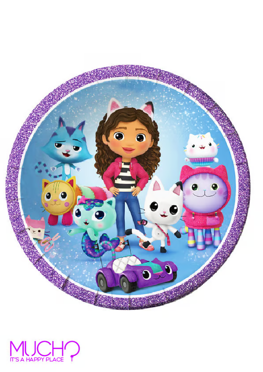 Gabby's Dollhouse 9 Inch Plates