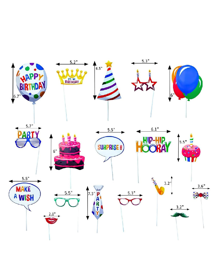 Birthday Photo Booth Props Party