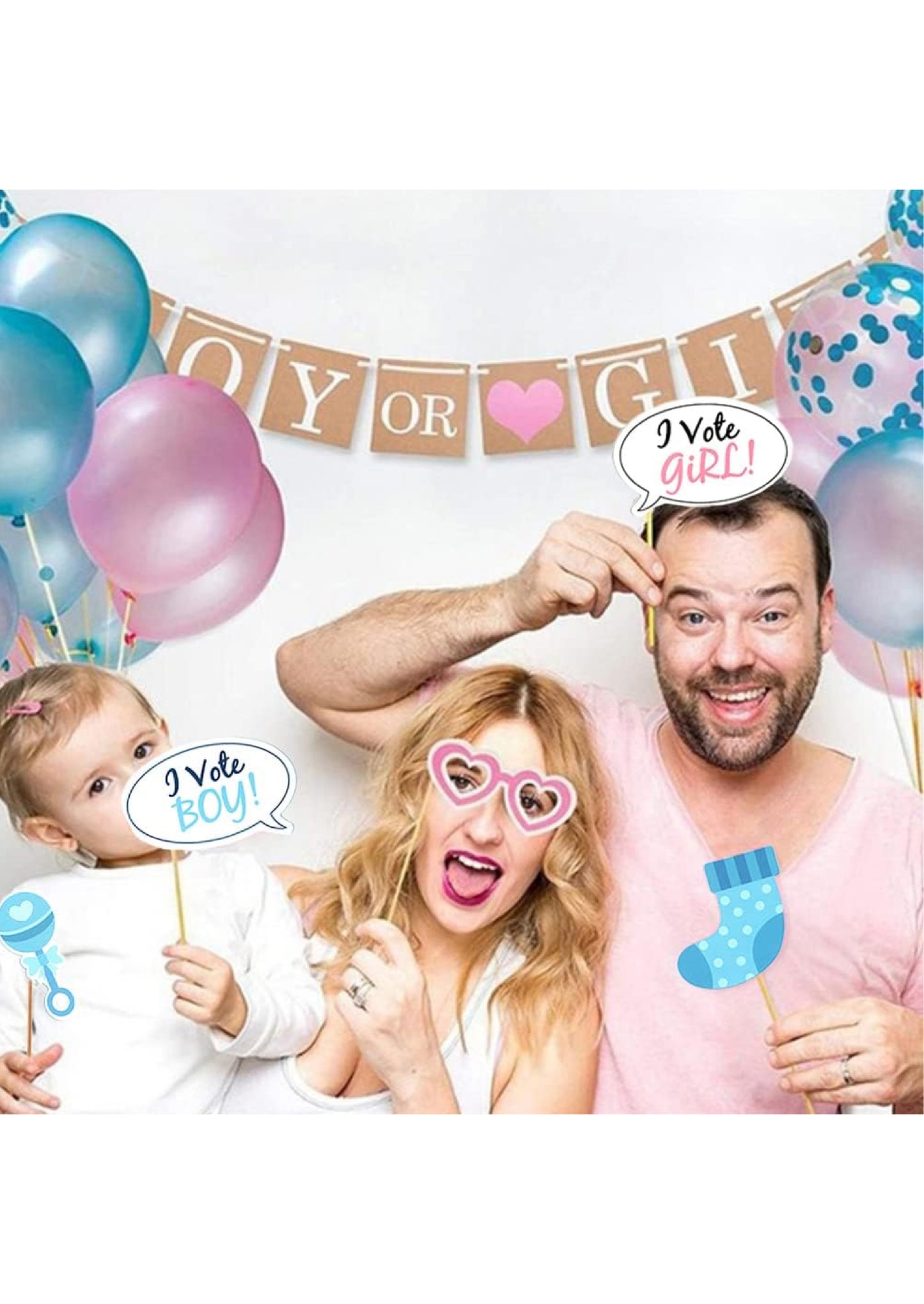 Gender Reveal Props