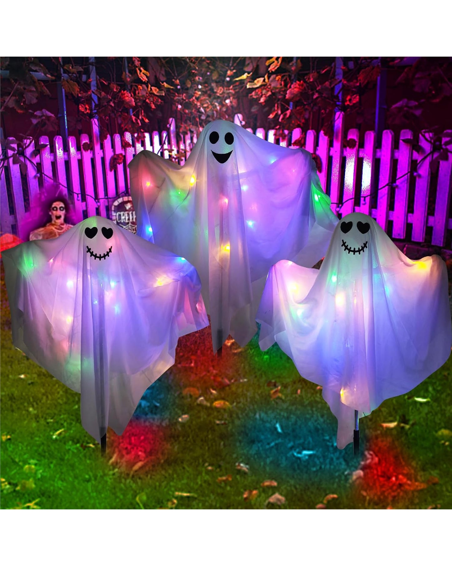 Light Up Ghost Decoration
