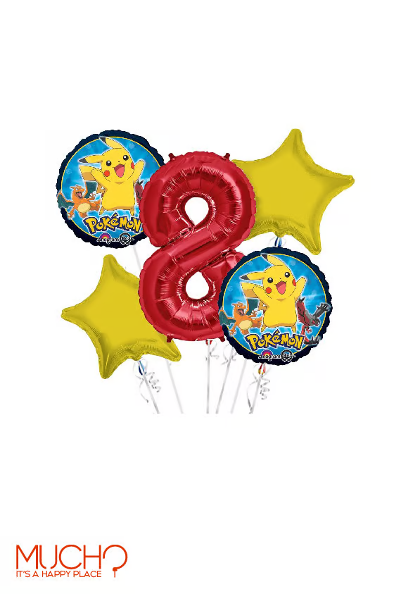 Pokémon Theme Balloons Bunch