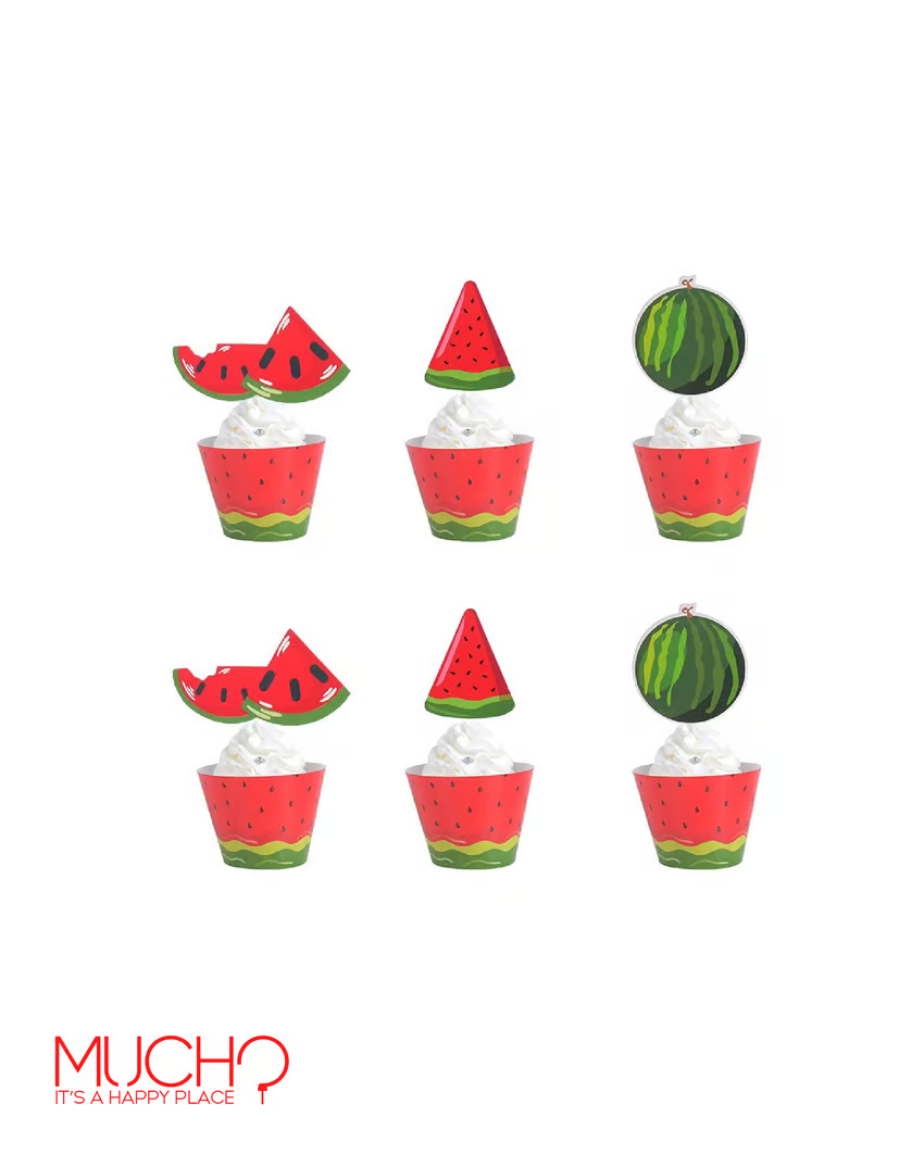 Watermelon Cupcake Topper