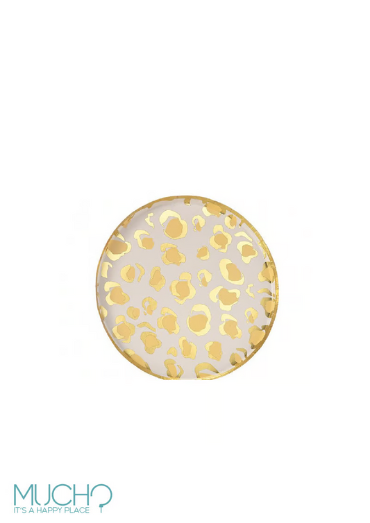 Leopard Print 7 Inch Plate