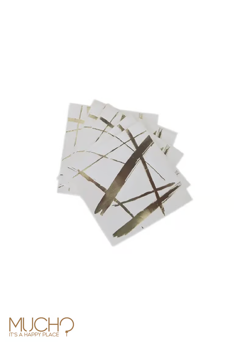 Gold Design Napkins