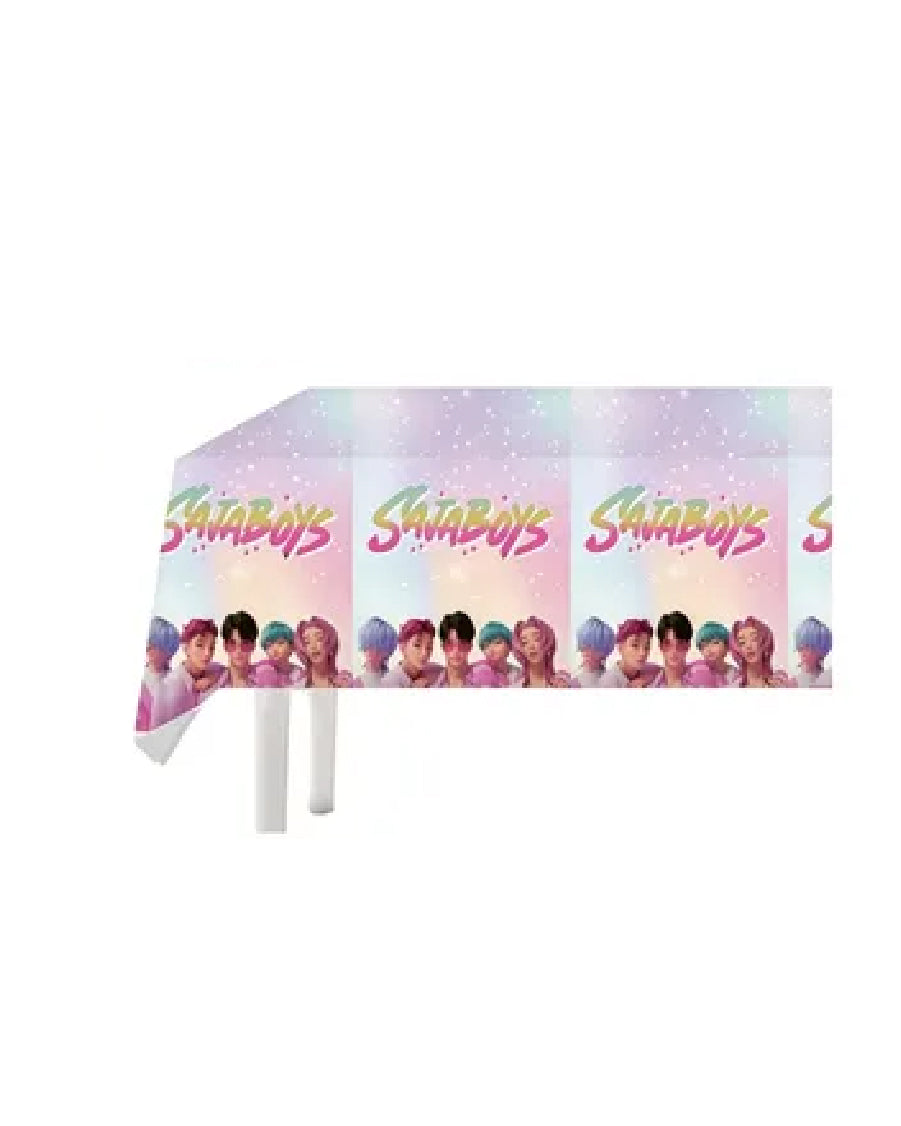 K Pop Demon Hunters Boys Table Cover