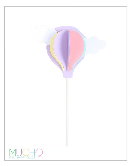 Hot Air Balloon Cake Topper