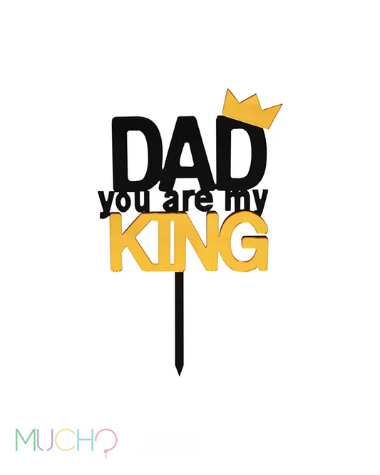 Dad King Cake Topper