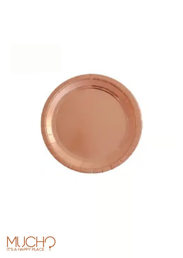 Rose Gold 7 Inch Plates