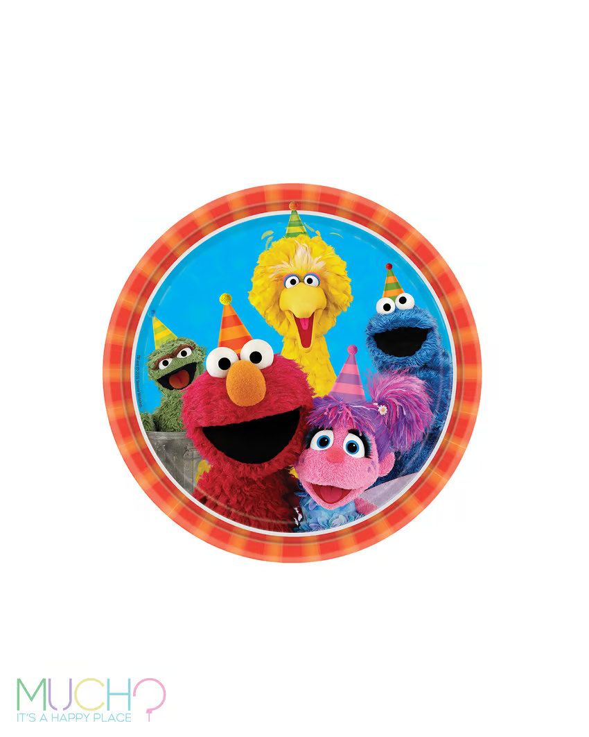 Sesame Street 7 Inch Plates