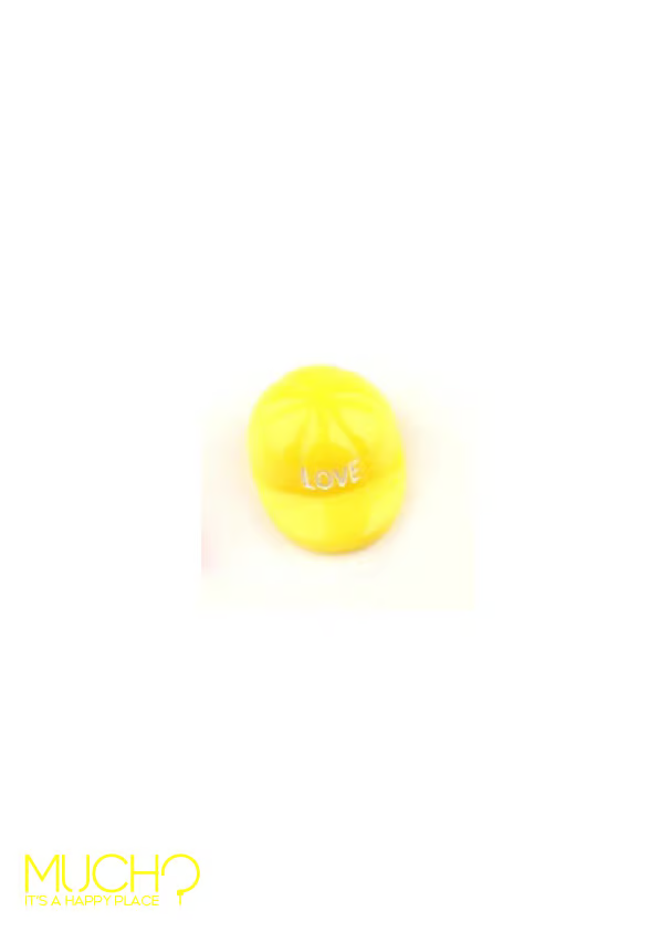 Yellow Hat Charms (12 Pieces)