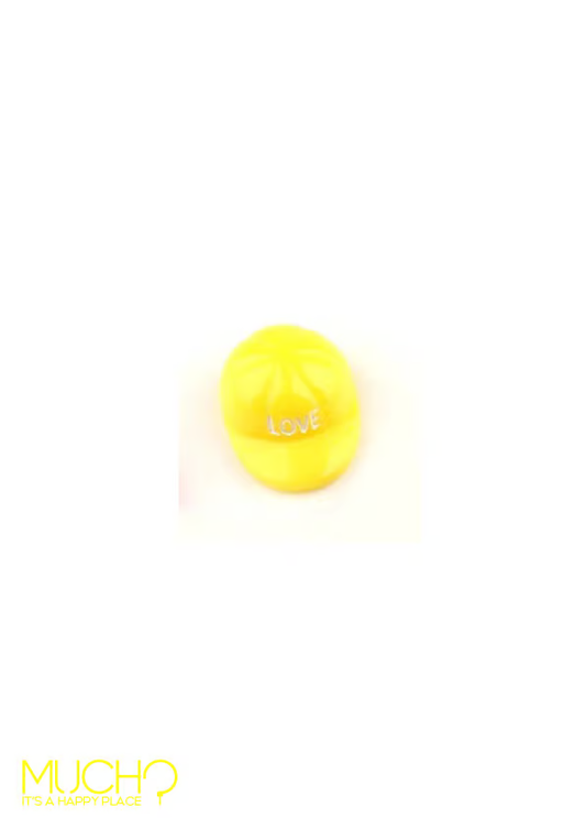 Yellow Hat Charms (12 Pieces)