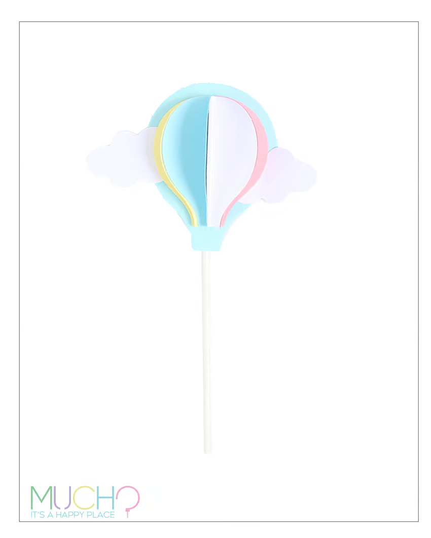 غلاف كعكة منطاد الهواء الساخن