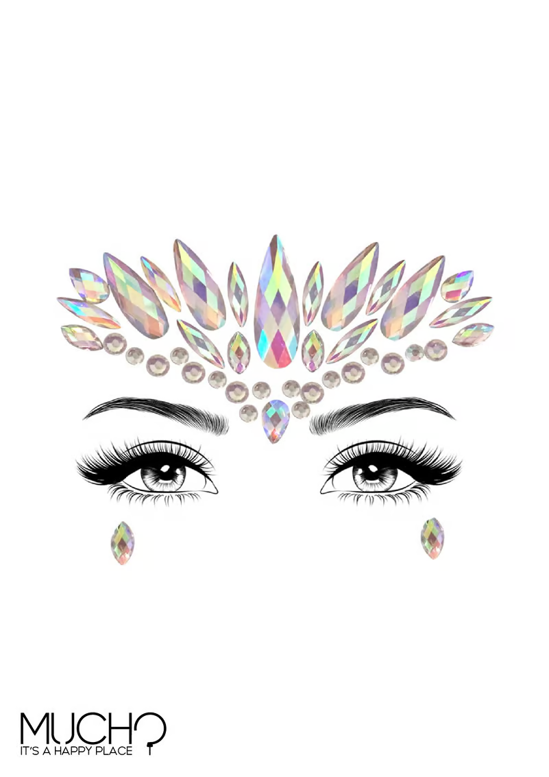 جواهر الوجه المعدنية