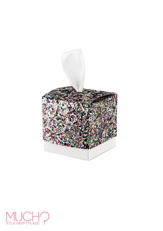 Glitter Favor Boxes (Pack of 8)