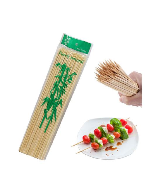Natural Bamboo Skewers Sticks (Pack of 200 Stick)