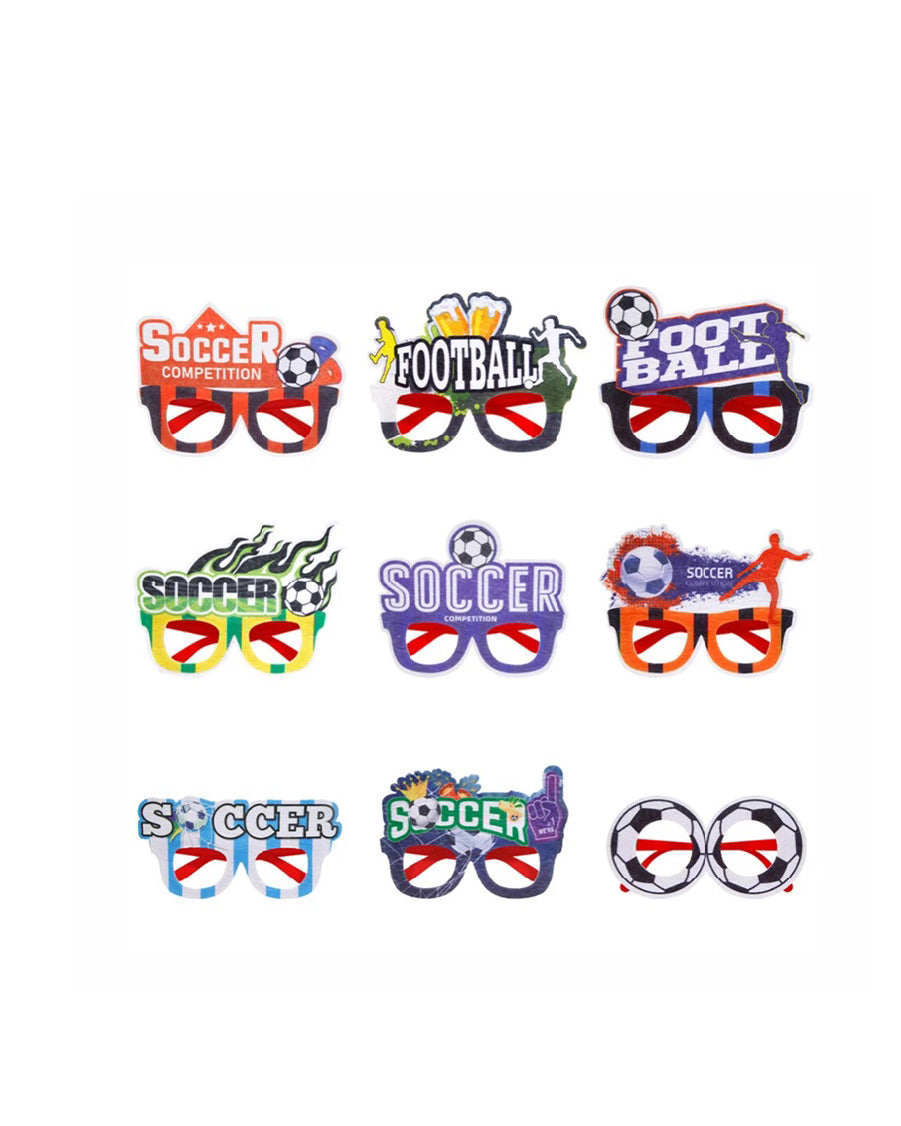 Football Felt Glasses (Pack of 12)