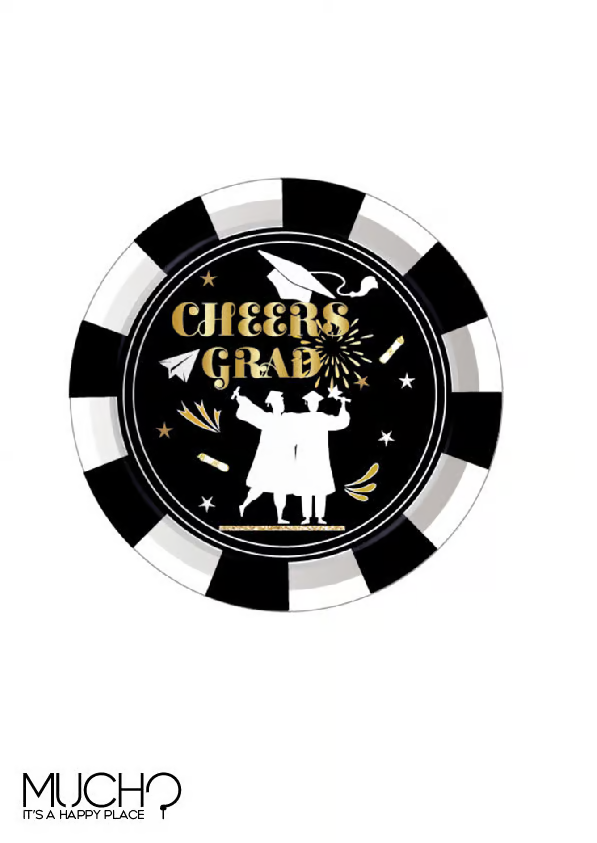 أطباق لحفلات التخرج مقاس 9 بوصة