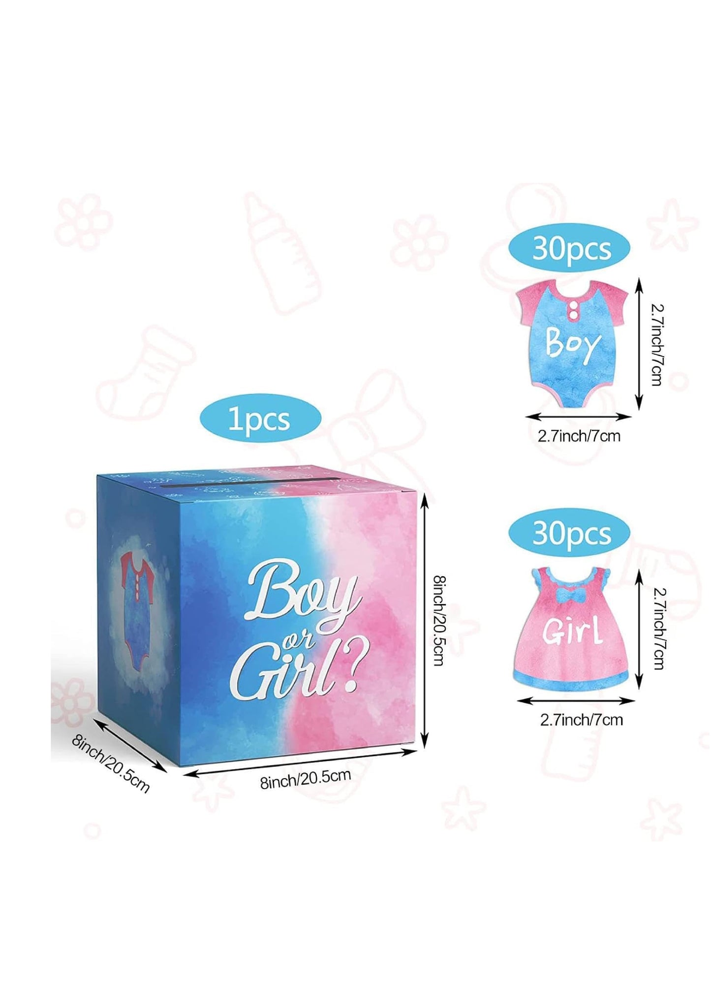 Gender Reveal Voting Box
