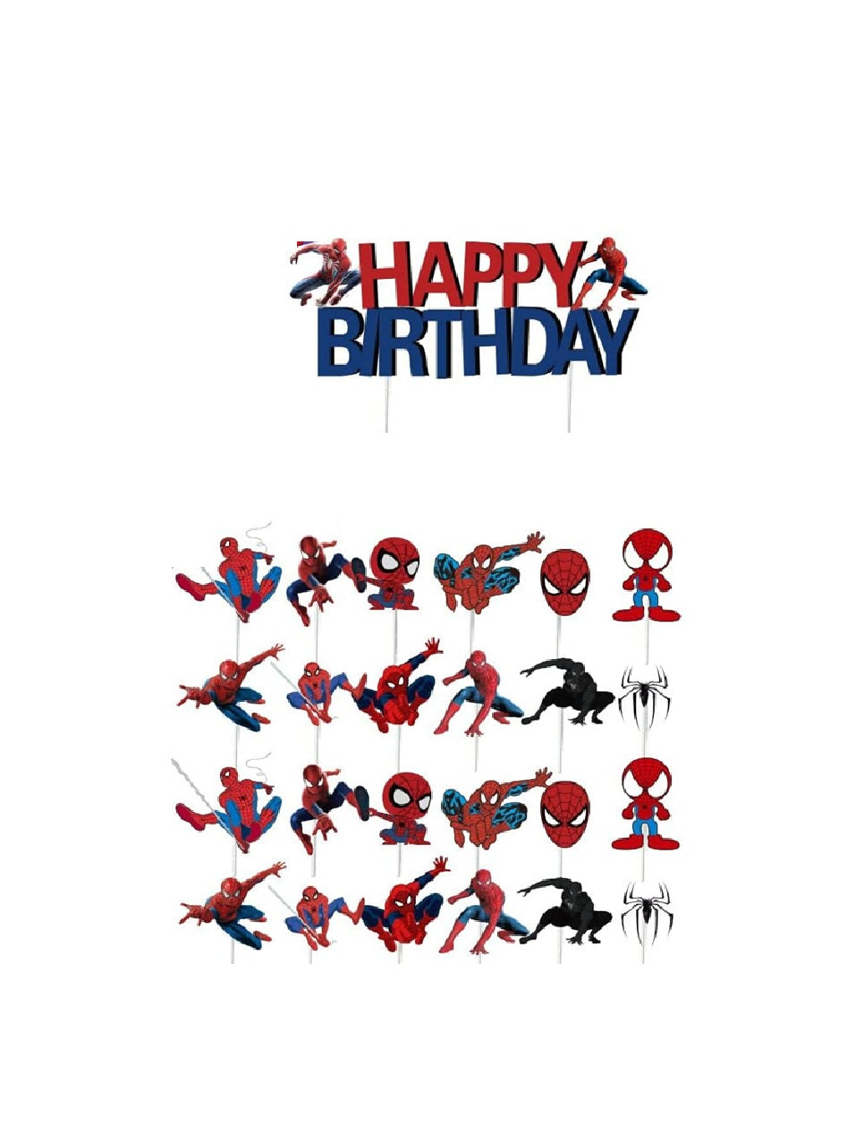 Spiderman Toppers Set