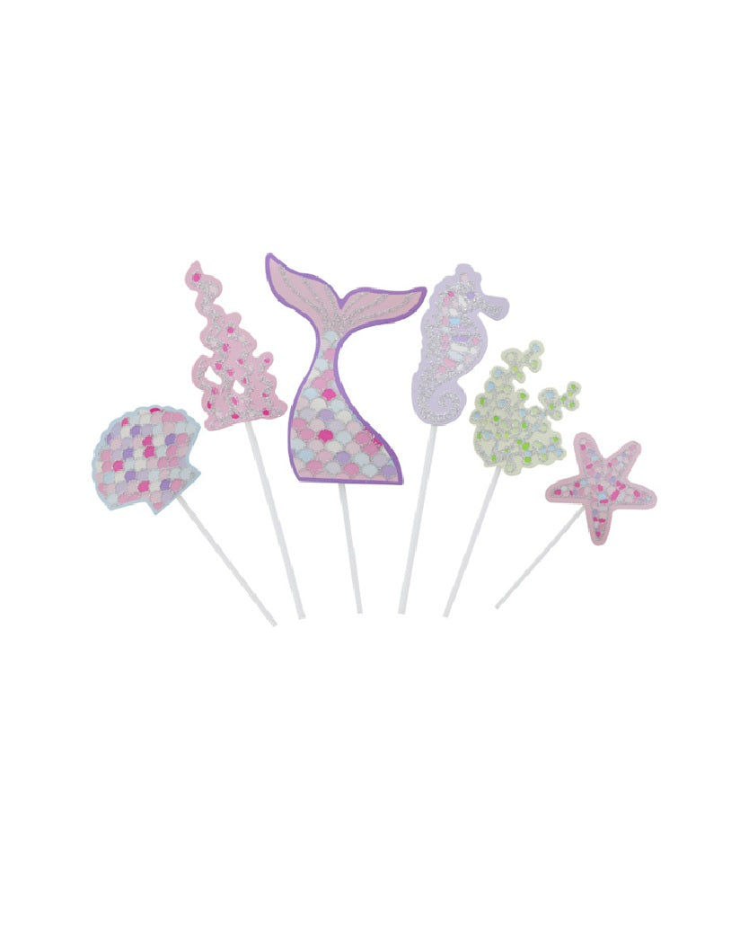 Mermaid Cupcake Toppers