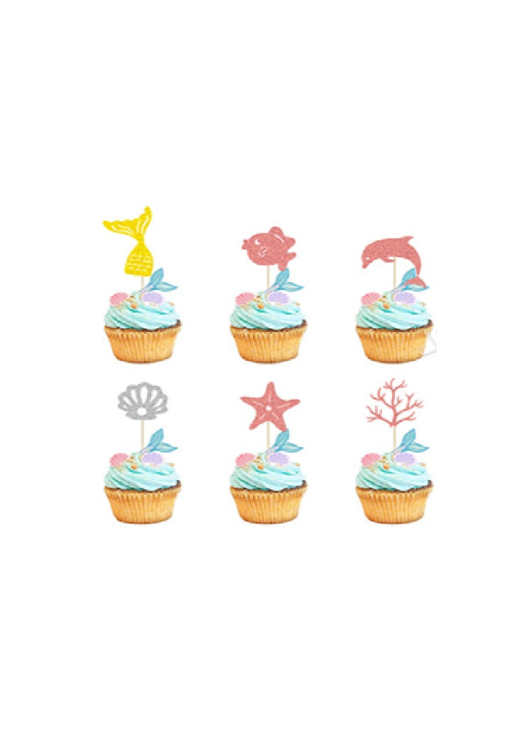 Mermaid Cupcake Toppers