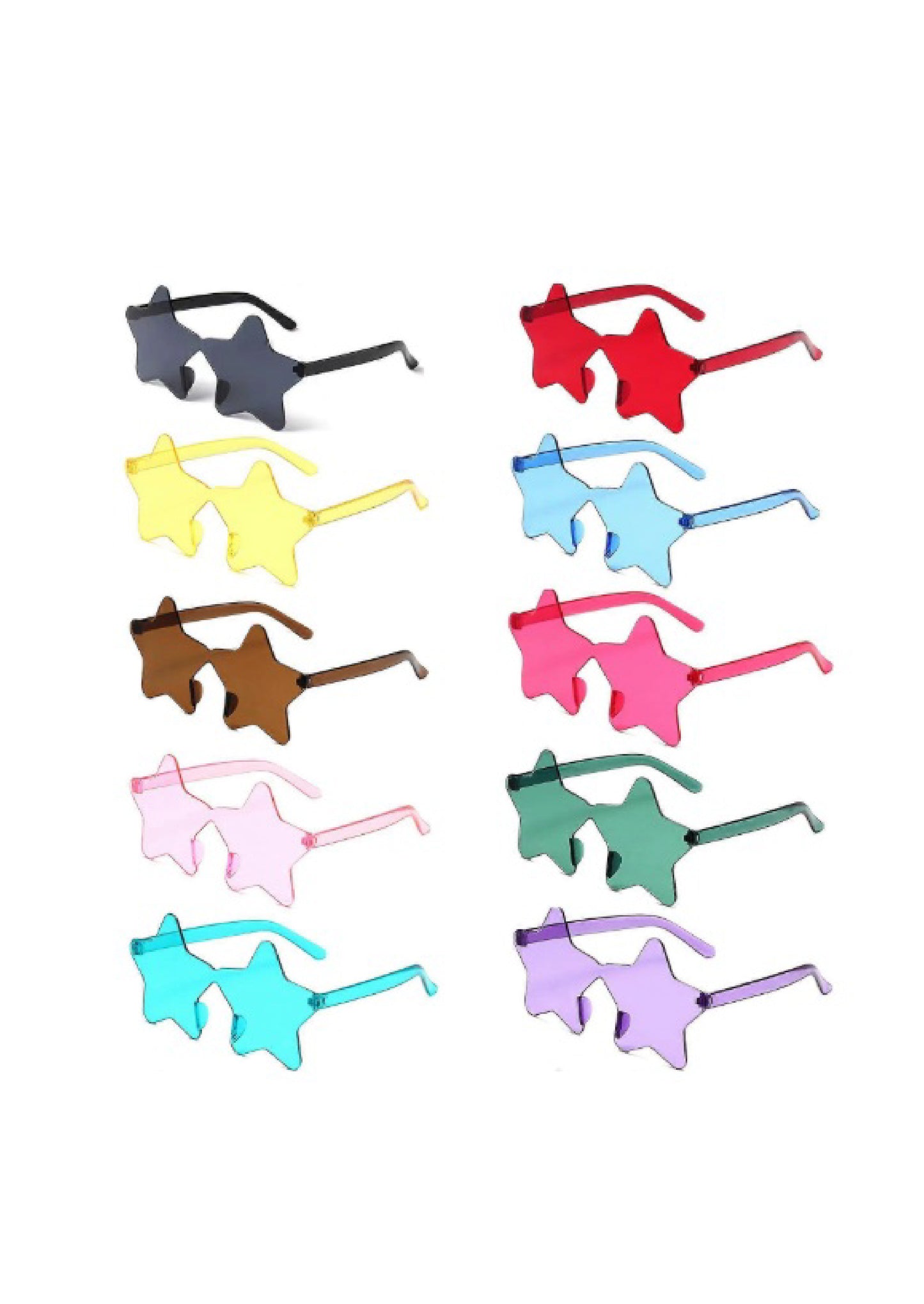 Star Glasses (Pack of 12)