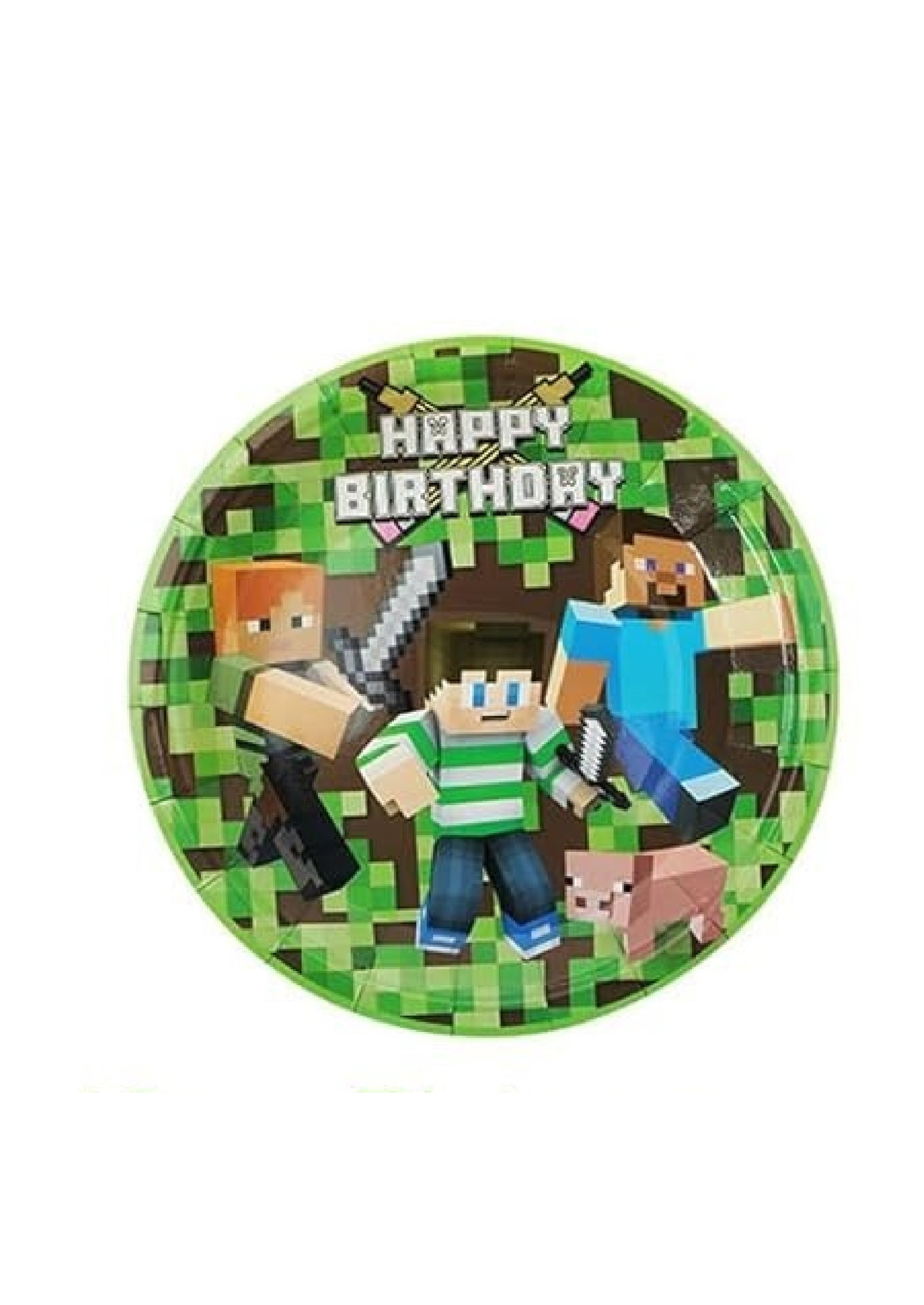 Mine Craft 9IN Plate