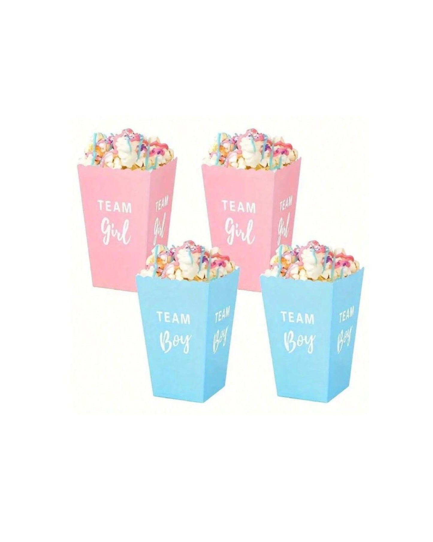 Gender Reveal Popcorn Cups