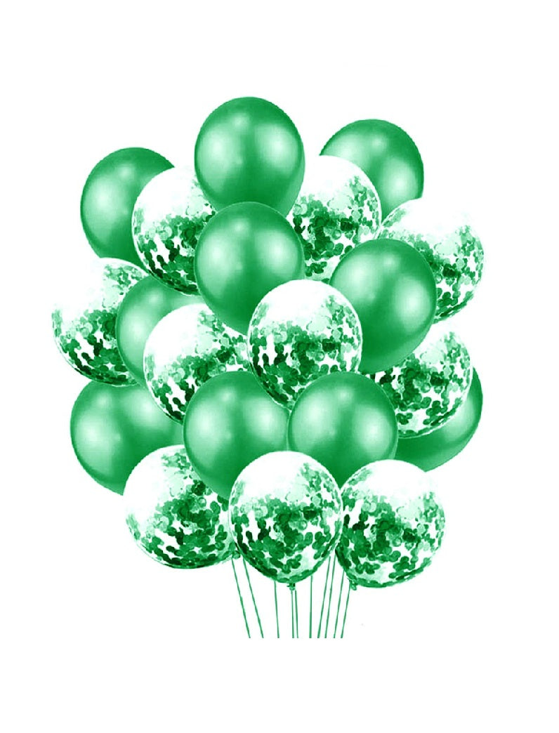 Latex & Confetti Balloons Bunch