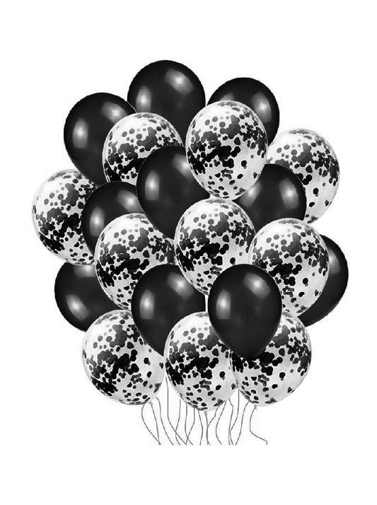 Latex & Confetti Balloons Bunch