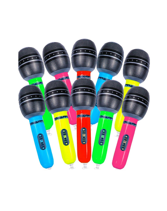 Microphone Props Inflatable  (10 Pieces)