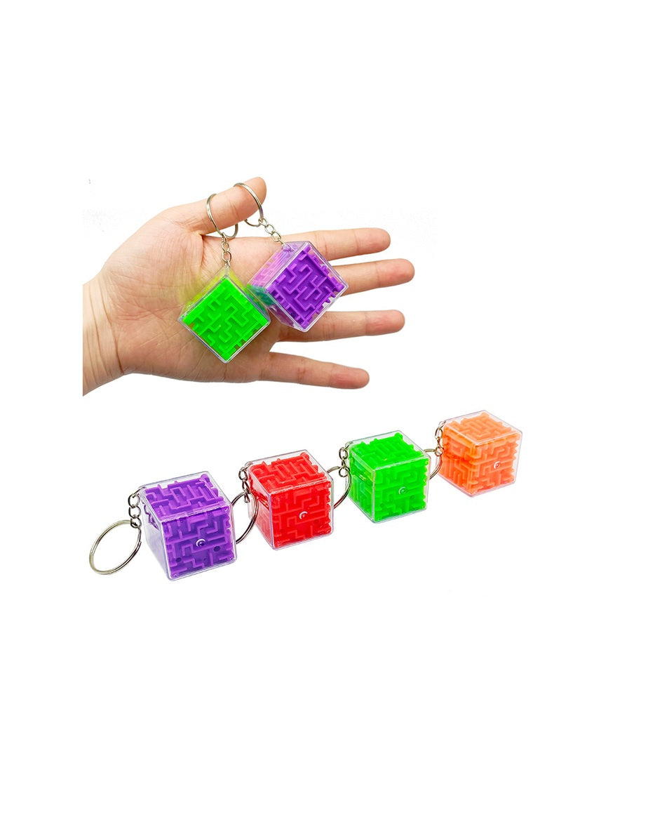 Cube Puzzle Key Chain