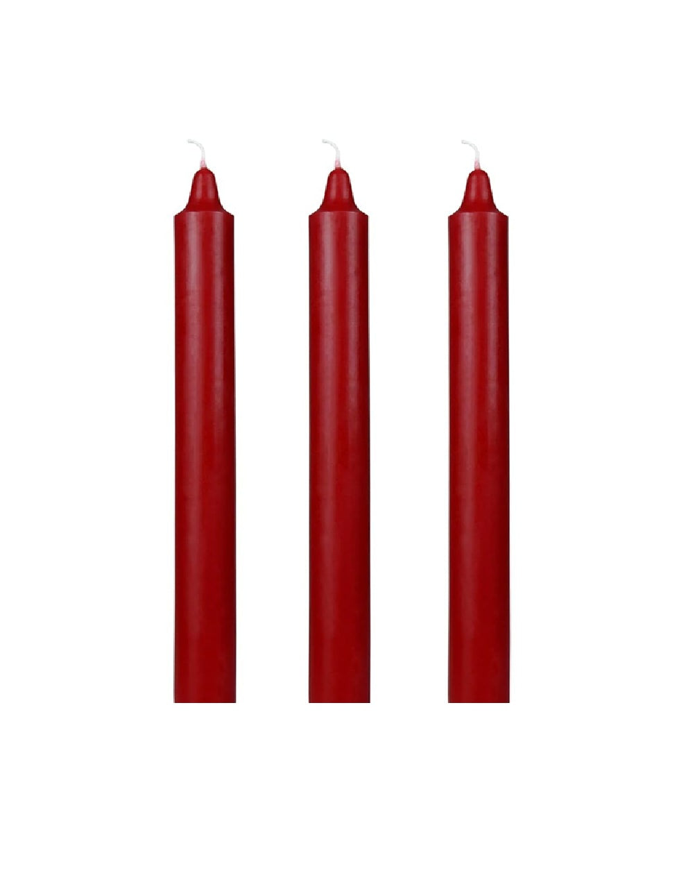 Red Candles (3 Pieces)