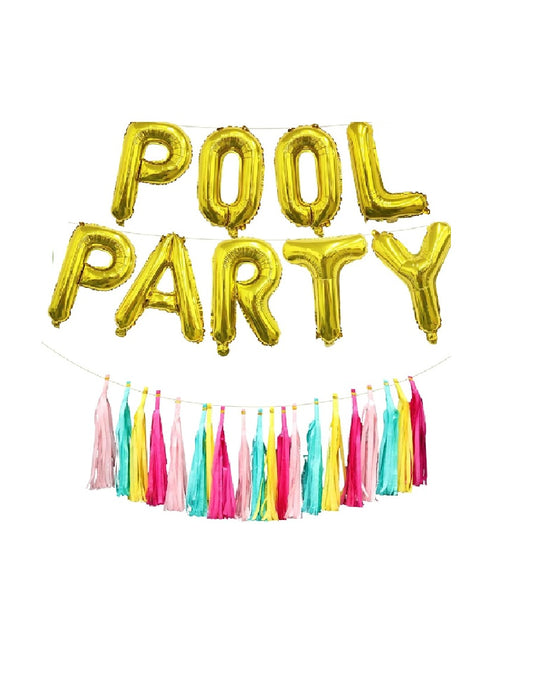 Pool Party Balloons Set