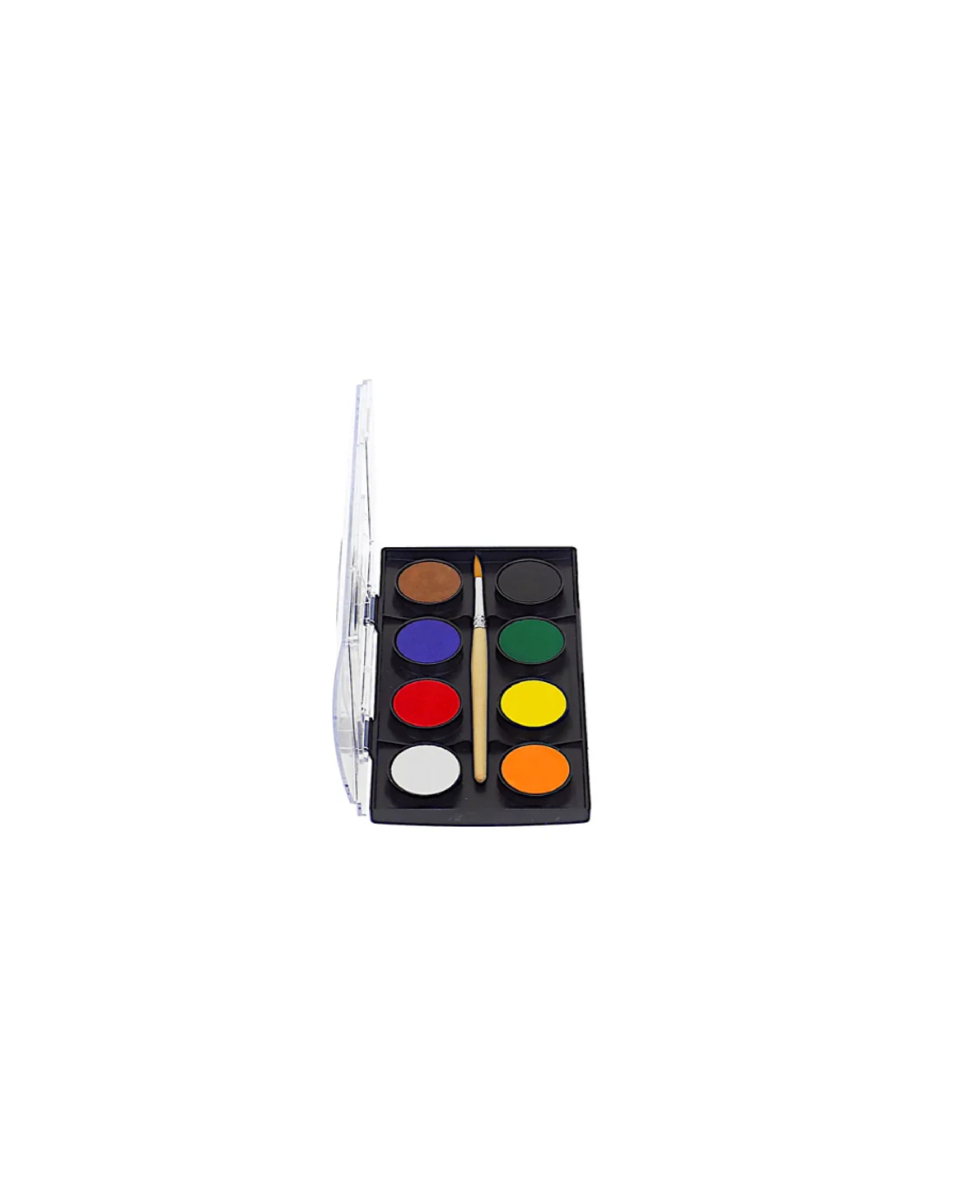 Small watercolor paint set with various colors