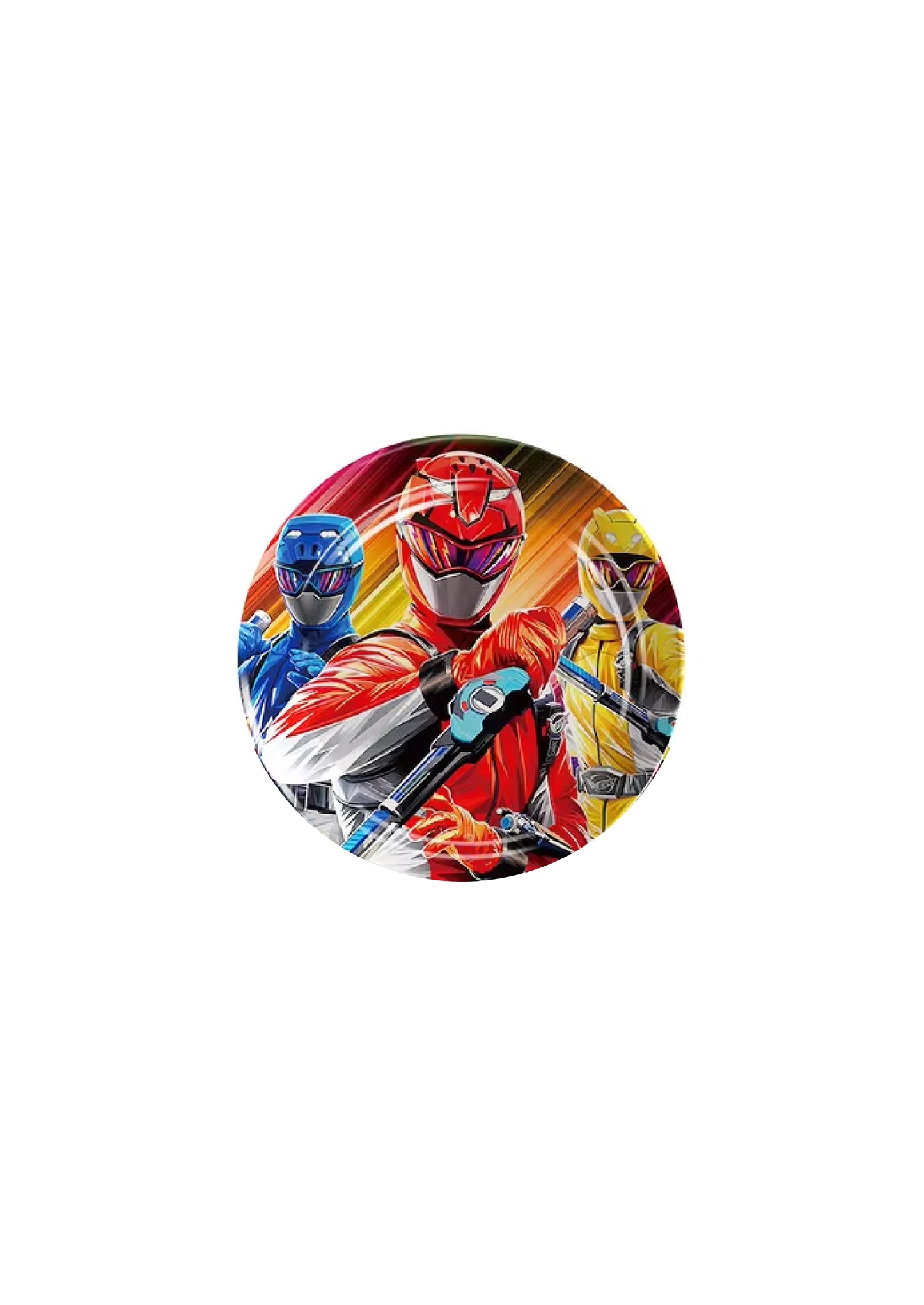 Power Rangers 7IN Plate