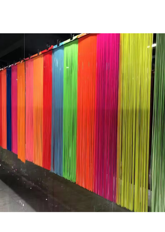 Neon Foil Fringe