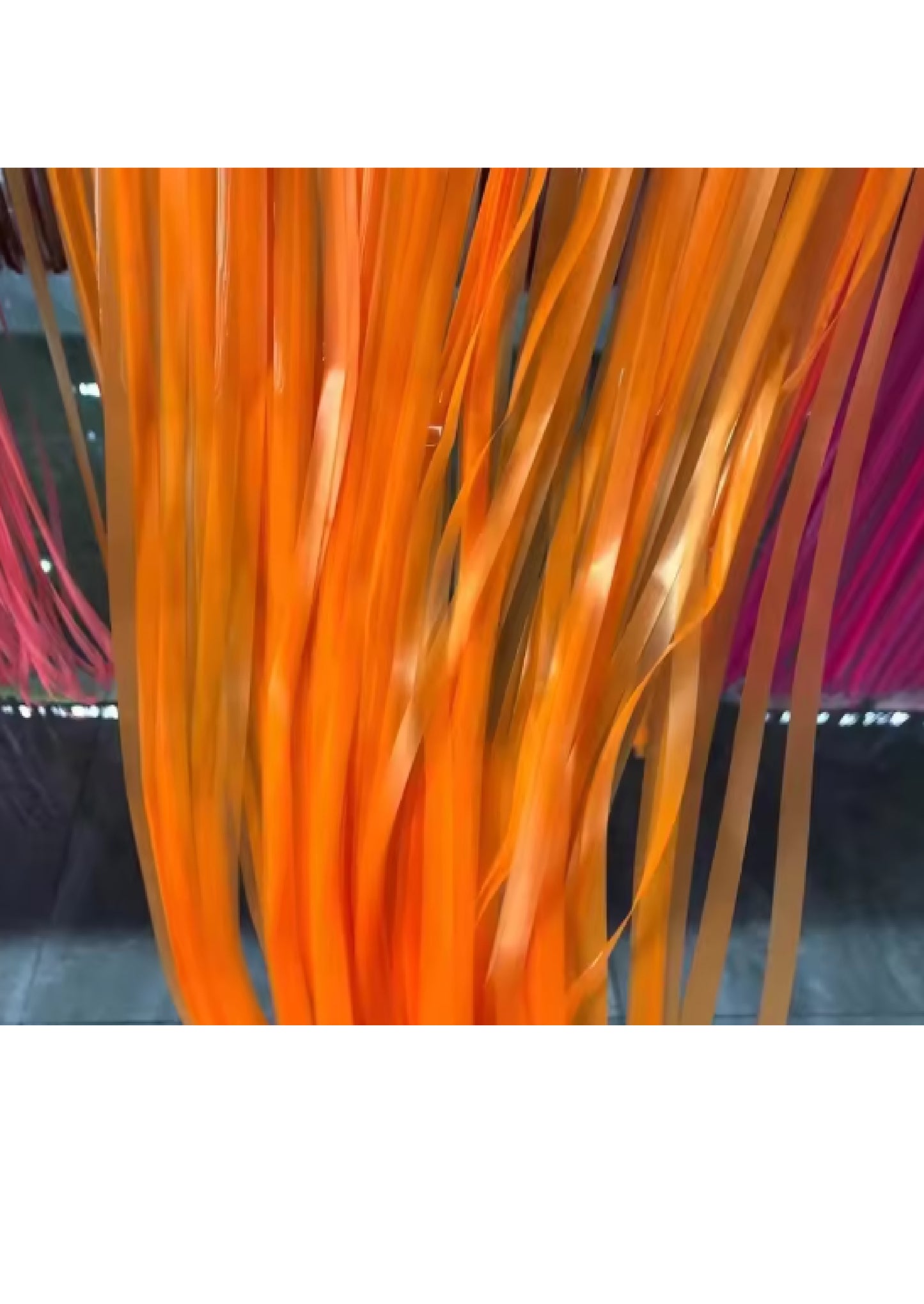 Neon Foil Fringe