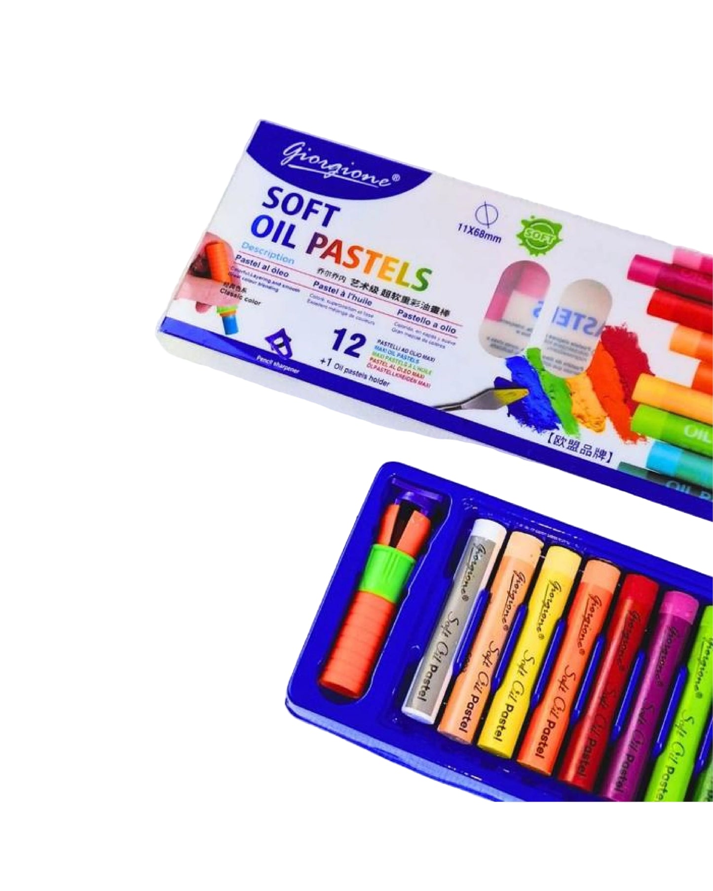 Soft Oil Pastels (Pack of 12)