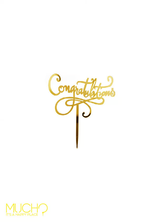 Congrats Cake Topper