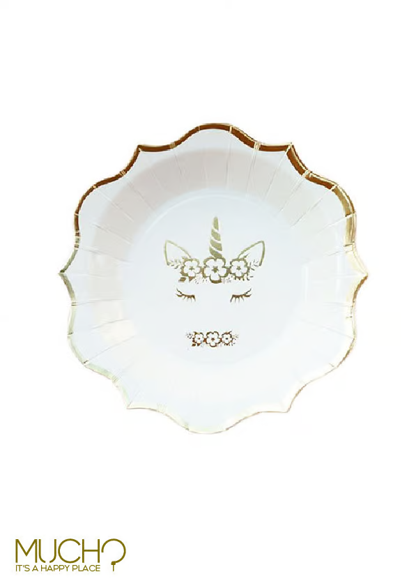 Unicorn 9 Inch  Plates