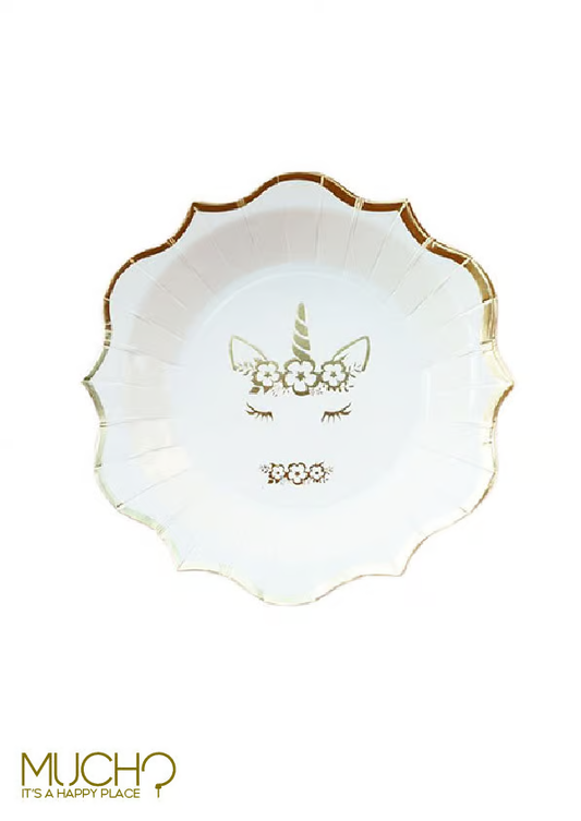 Unicorn 9 Inch  Plates