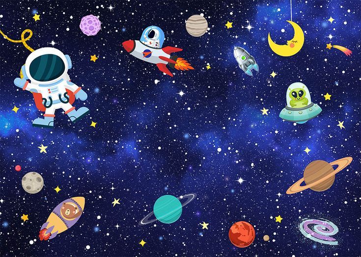 Galaxy, Outer space & Astronaut