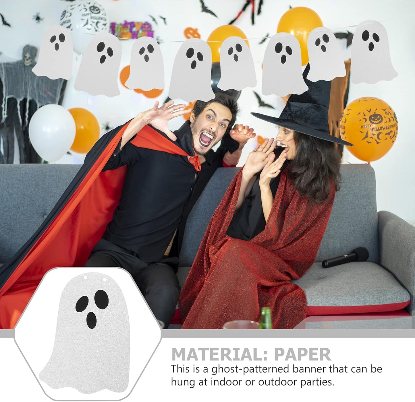 Ghost Glitter Banner